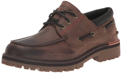 Sperry Mens Shoes Mens Authentic Original 3-Eye Lug Boat Shoe Brown 13